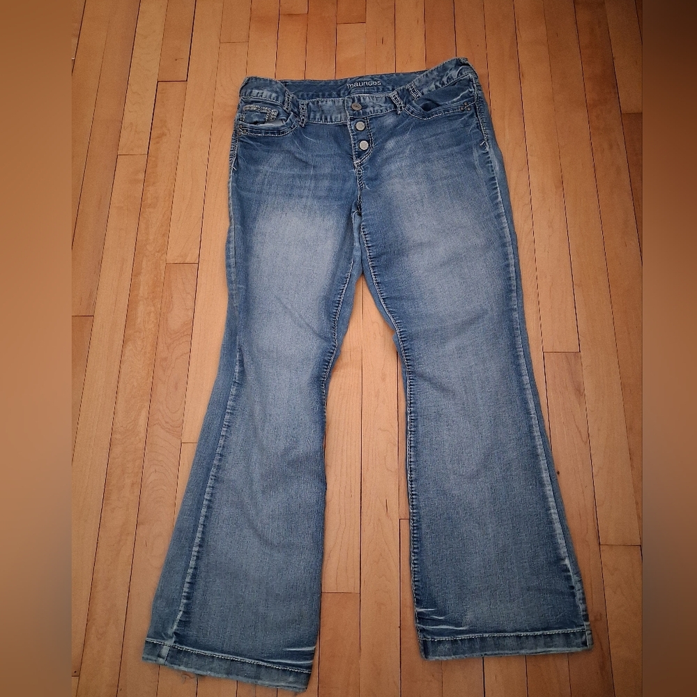 Maurices Midrise Blue Flare Jeans